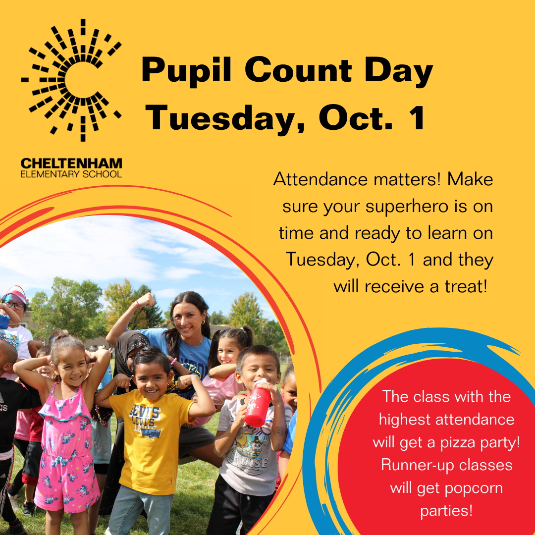 Pupil Count Day | Tuesday, Oct. 1